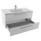 Modern Wall Mount Bathroom Vanity & Sink, 38
